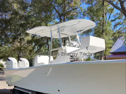 プレミアムファイバーグラス強化プラスチック（FRP）から作られたこのキャノピーは、腐食耐性があり、UV安定性が高く、耐久性が高く、海洋やオフロード環境などの過酷な屋外環境で長期的なパフォーマンスを確保しています。